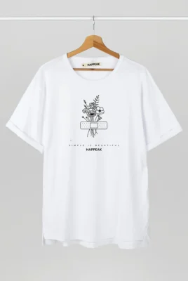 Marškinėliai „Plaster flowers” Marškinėliai su spauda  - 5 Marškinėliai „Plaster flowers” Marškinėliai su spauda  - 5