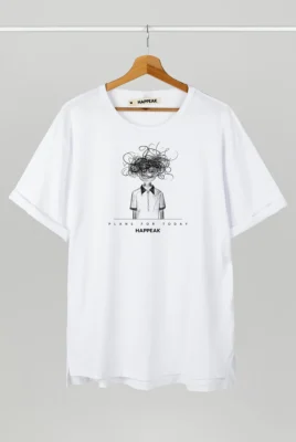 Marškinėliai „Plans for today” Marškinėliai su spauda - 2 Marškinėliai „Plans for today” Marškinėliai su spauda - 2