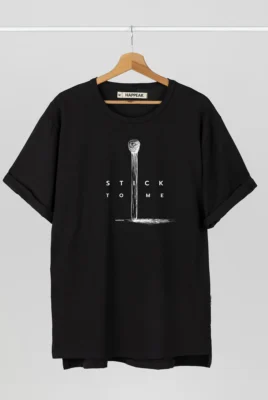 Marškinėliai „Stick to me” Marškinėliai su spauda  - 3