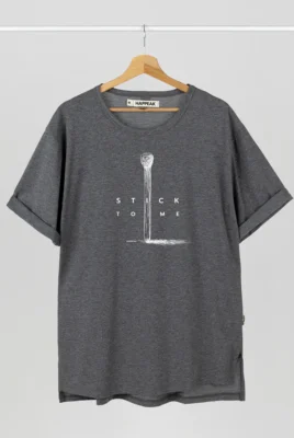 Marškinėliai „Stick to me” Marškinėliai su spauda  - 4