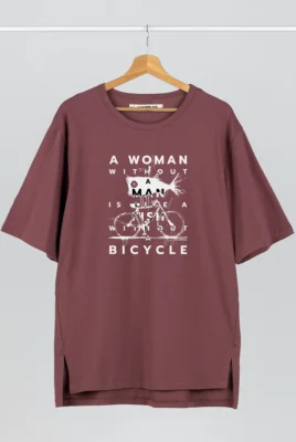 Marškinėliai „Fish without bicycle” Marškinėliai su spauda  - 3