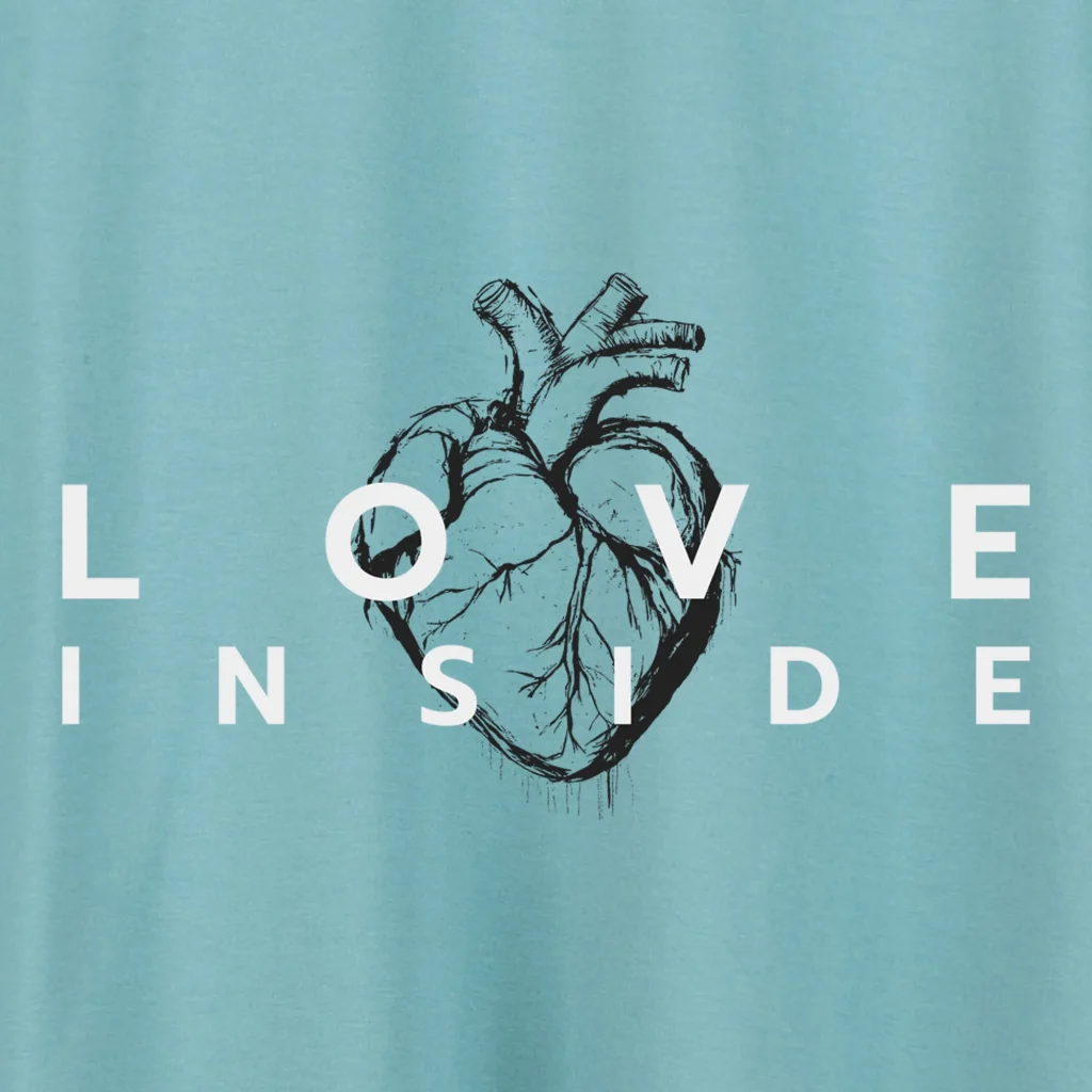 Marškinėliai „Love inside” ART.HAPPEAK  - 8