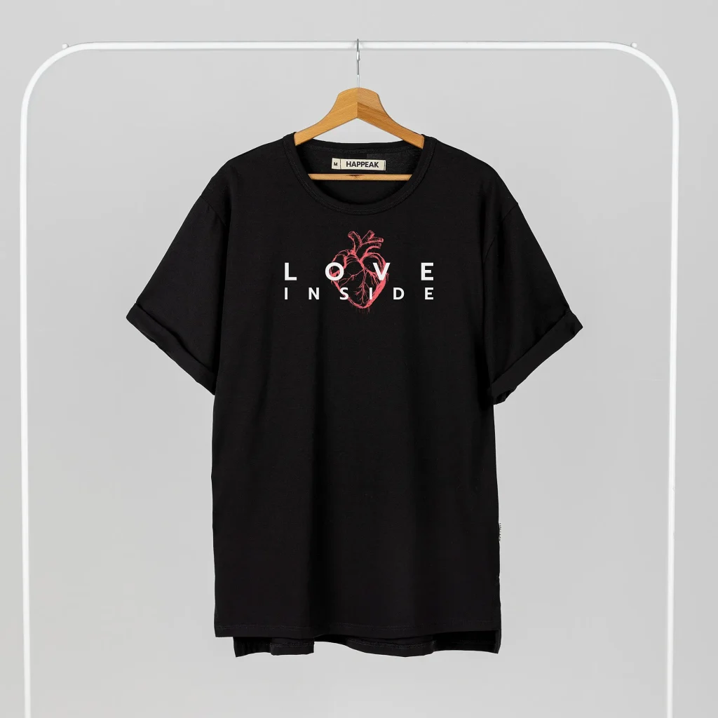 Marškinėliai „Love inside” Marškinėliai su spauda  - 1
