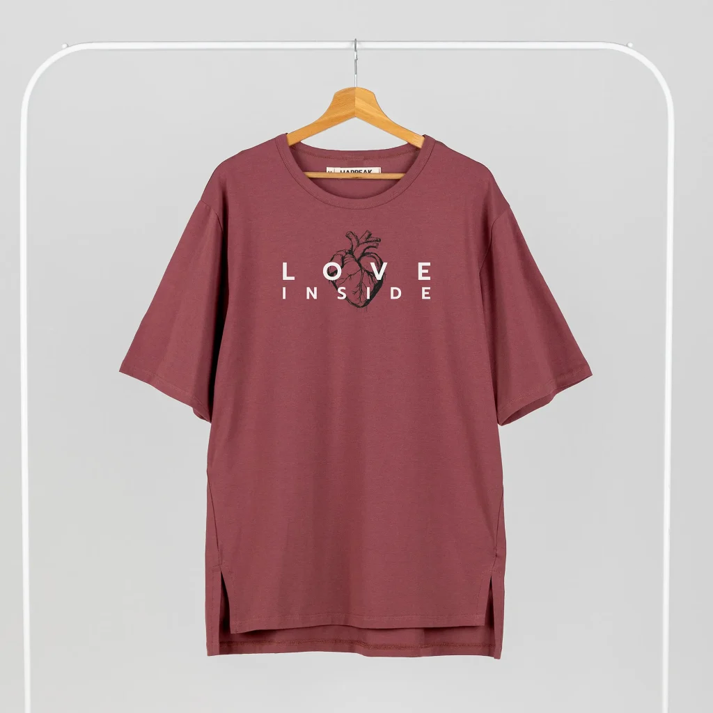 Marškinėliai „Love inside” Marškinėliai su spauda  - 7