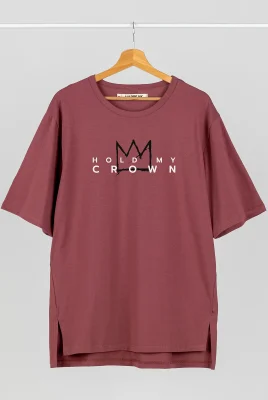 Marškinėliai „Hold my crown” Marškinėliai su spauda  - 2