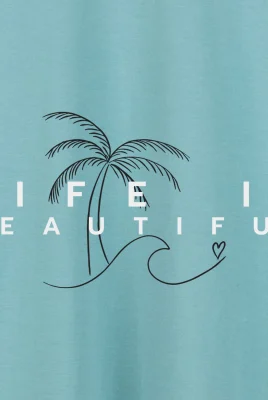 Marškinėliai „Life is beautiful” ART.HAPPEAK  - 6