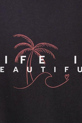 Marškinėliai „Life is beautiful” ART.HAPPEAK  - 4