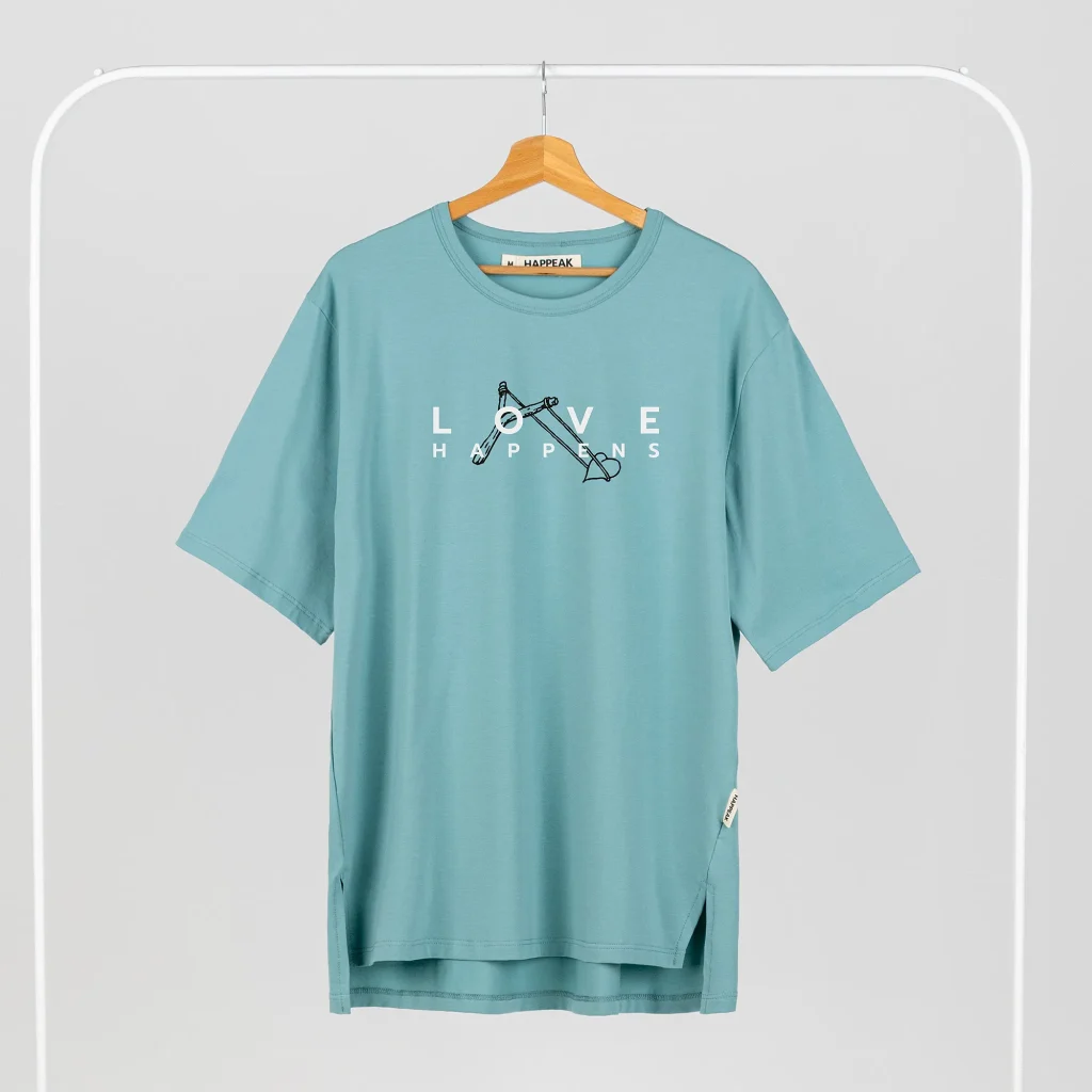 Marškinėliai „Love happens” Marškinėliai su spauda  - 3