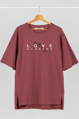 Marškinėliai „Love happens” Marškinėliai su spauda  - 7