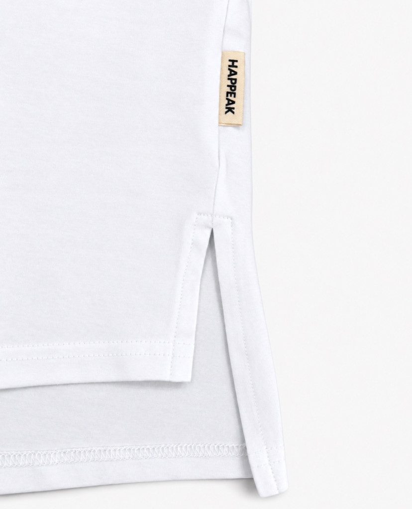 T-shirt with a slit Marškinėliai  - 4