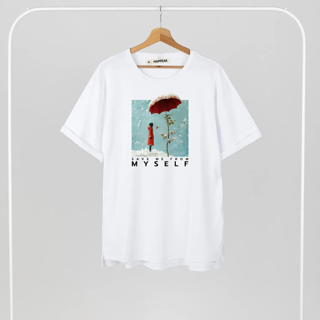 Marškinėliai „Save Me From Myself” ART.HAPPEAK  - 5