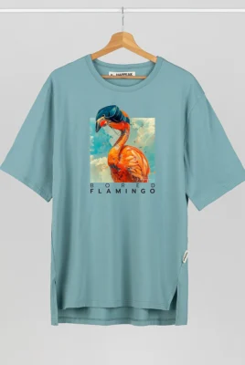 Marškinėliai „Bored Flamingo” ART.HAPPEAK - 2 Marškinėliai „Bored Flamingo” ART.HAPPEAK - 2