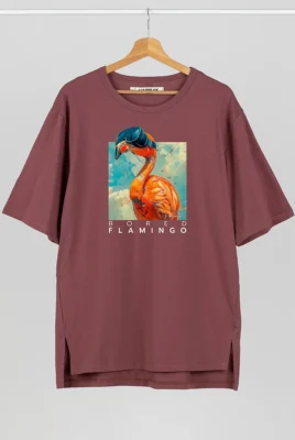 Marškinėliai „Bored Flamingo” ART.HAPPEAK - 4 Marškinėliai „Bored Flamingo” ART.HAPPEAK - 4
