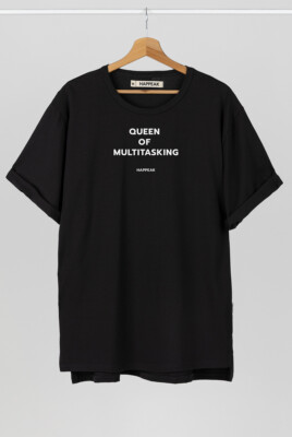 Marškinėliai „Queen of multitasking” Marškinėliai su spauda - 4 Marškinėliai „Queen of multitasking” Marškinėliai su spauda - 4