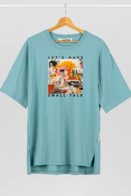 Marškinėliai „Small Talk” ART.HAPPEAK - 2 Marškinėliai „Small Talk” ART.HAPPEAK - 2