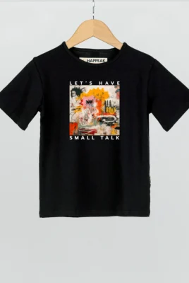 Marškinėliai „Small Talk” Drabužiai su spauda - 2 Marškinėliai „Small Talk” Drabužiai su spauda - 2