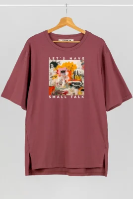 Marškinėliai „Small Talk” ART.HAPPEAK - 4 Marškinėliai „Small Talk” ART.HAPPEAK - 4