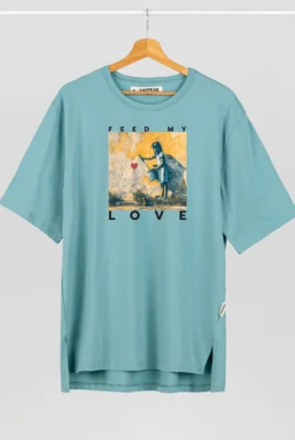 Marškinėliai „Feed My Love” Marškinėliai su spauda  - 5