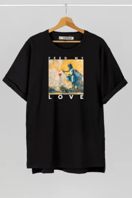 Marškinėliai „Feed My Love” Marškinėliai su spauda  - 4