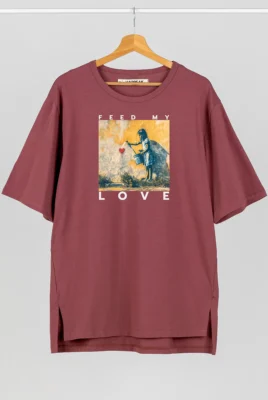 Marškinėliai „Feed My Love” Marškinėliai su spauda  - 2