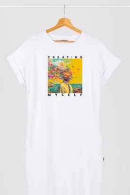 Ilga suknelė „Creating Myself” Suknelės su spauda - 3 Ilga suknelė „Creating Myself” Suknelės su spauda - 3