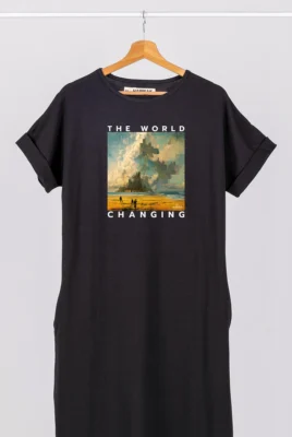Ilga suknelė „The World Is Changing” ART.HAPPEAK - 2 Ilga suknelė „The World Is Changing” ART.HAPPEAK - 2