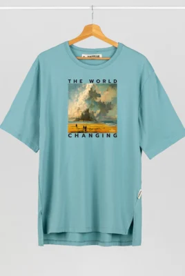 Marškinėliai „The World Is Changing” ART.HAPPEAK - 2 Marškinėliai „The World Is Changing” ART.HAPPEAK - 2