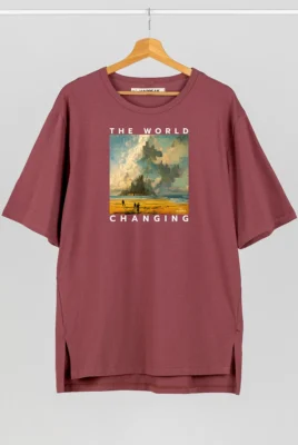 Marškinėliai „The World Is Changing” ART.HAPPEAK - 4 Marškinėliai „The World Is Changing” ART.HAPPEAK - 4