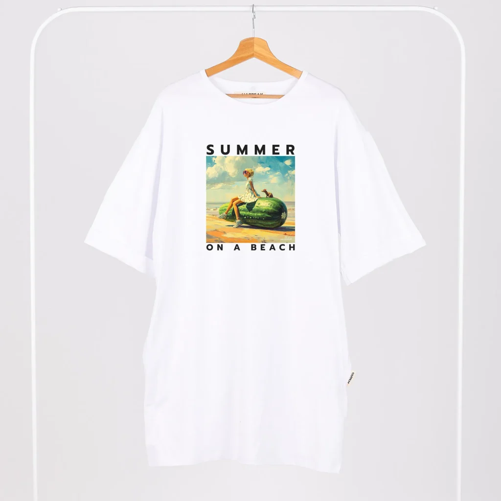 Trumpa suknelė „Summer On A Beach” Suknelės su spauda  - 2