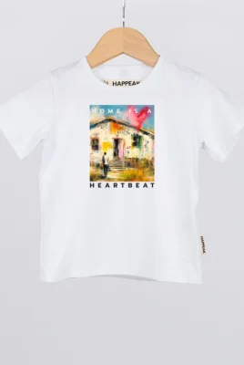 Marškinėliai „Home Is A Heartbeat” ART.HAPPEAK - 3 Marškinėliai „Home Is A Heartbeat” ART.HAPPEAK - 3