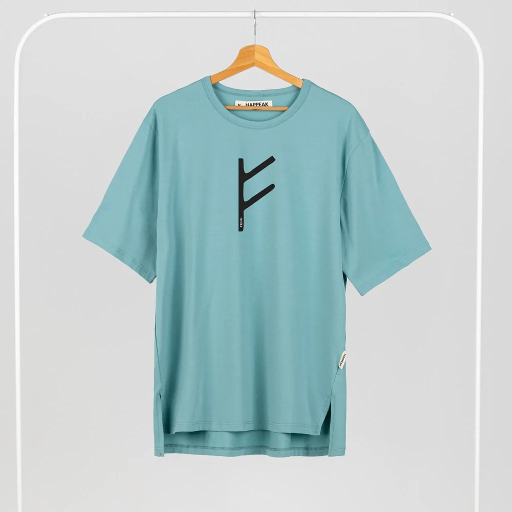 T-shirt Fehu Drabužiai su spauda  - 2