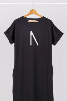 Ilga suknelė Uruz Drabužiai su spauda - 2 Ilga suknelė Uruz Drabužiai su spauda - 2