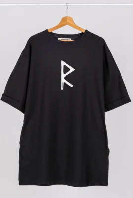 Trumpa suknelė Raidho Drabužiai su spauda - 2 Trumpa suknelė Raidho Drabužiai su spauda - 2