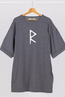 Trumpa suknelė Raidho Drabužiai su spauda - 3 Trumpa suknelė Raidho Drabužiai su spauda - 3