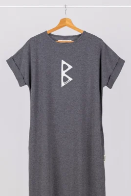 Ilga suknelė Berkano Drabužiai su spauda  - 3