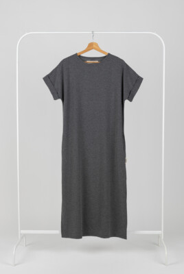 Long city dress, organic IŠPARDAVIMAS - 2 Long city dress, organic IŠPARDAVIMAS - 2