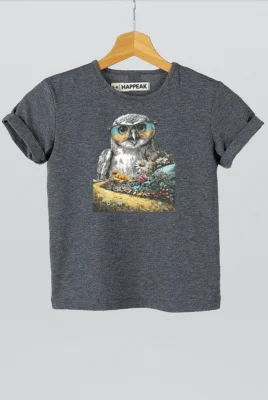 Marškinėliai „Owl Jr” ART.HAPPEAK - 2 Marškinėliai „Owl Jr” ART.HAPPEAK - 2