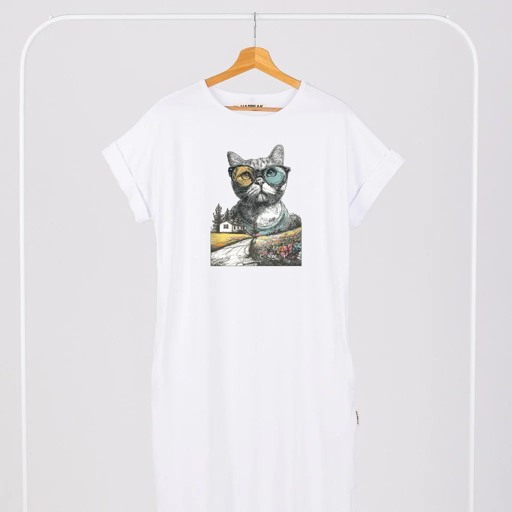 Ilga suknelė „Mr Cat” ART.HAPPEAK  - 3