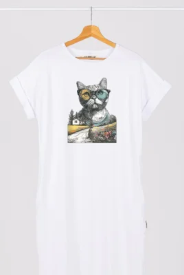 Ilga suknelė „Mr Cat” ART.HAPPEAK - 3 Ilga suknelė „Mr Cat” ART.HAPPEAK - 3