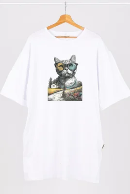 Trumpa suknelė „Mr Cat” ART.HAPPEAK - 2 Trumpa suknelė „Mr Cat” ART.HAPPEAK - 2