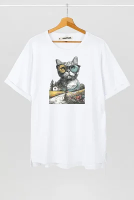 Marškinėliai „Mr Cat” ART.HAPPEAK - 5 Marškinėliai „Mr Cat” ART.HAPPEAK - 5