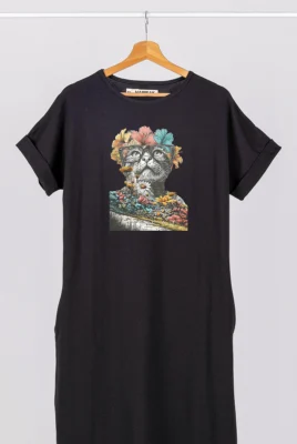 Ilga suknelė „Ms Cat” ART.HAPPEAK - 2 Ilga suknelė „Ms Cat” ART.HAPPEAK - 2