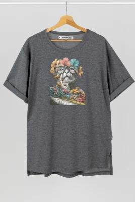 Marškinėliai „Ms Cat” ART.HAPPEAK  - 3