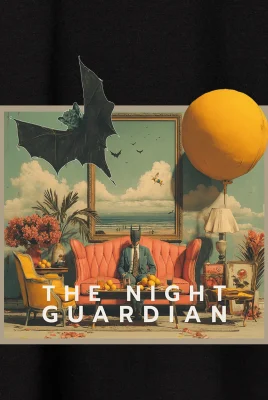 Marškinėliai „The night guardian” ART.HAPPEAK  - 6 Marškinėliai „The night guardian” ART.HAPPEAK  - 6