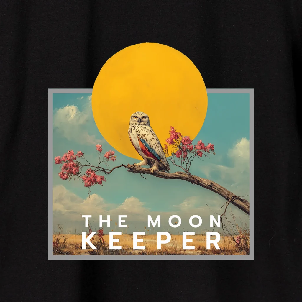 Marškinėliai „The moon keeper” ART.HAPPEAK  - 6 Marškinėliai „The moon keeper” ART.HAPPEAK  - 6