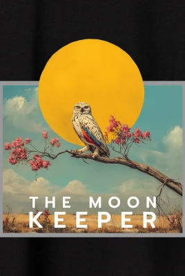 Marškinėliai „The moon keeper” ART.HAPPEAK  - 6 Marškinėliai „The moon keeper” ART.HAPPEAK  - 6