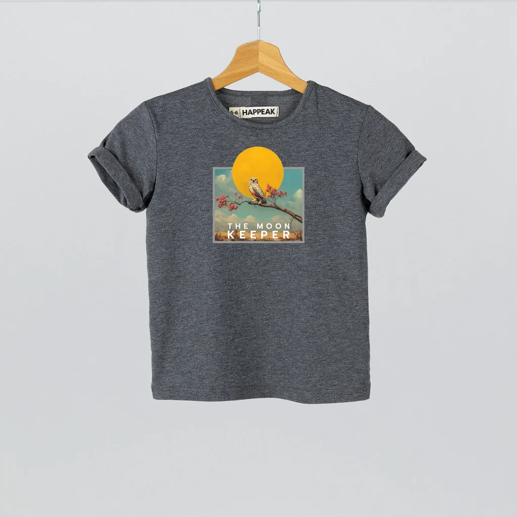 Marškinėliai „The moon keeper” ART.HAPPEAK  - 1 Marškinėliai „The moon keeper” ART.HAPPEAK  - 1