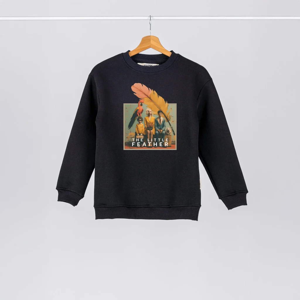 Vaikiškas džemperis „The little feather” Džemperiai vaikams  - 1 Vaikiškas džemperis „The little feather” Džemperiai vaikams  - 1