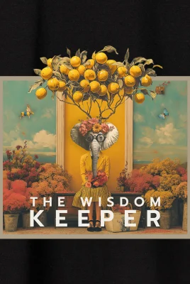 Džemperis „The wisdom keeper” Drabužiai su spauda  - 5