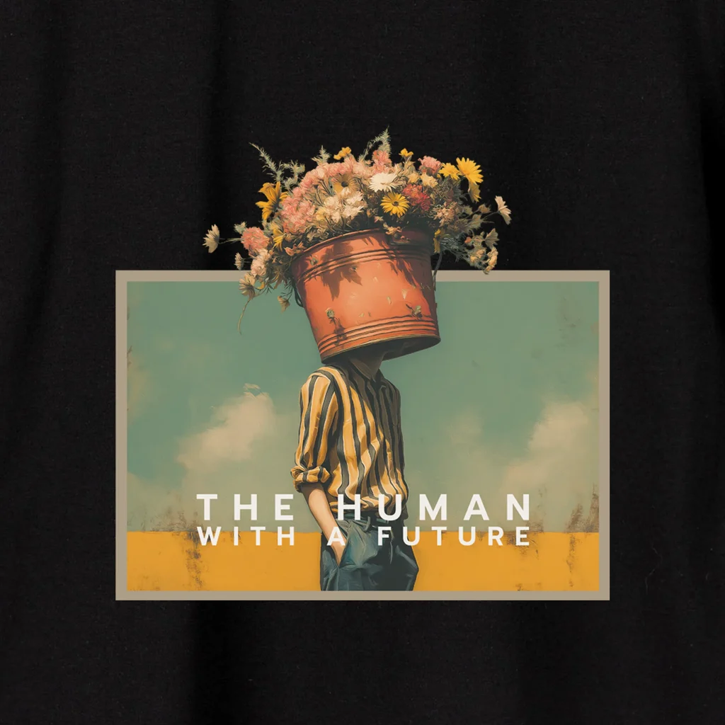 Marškinėliai „The human with future” ART.HAPPEAK  - 6 Marškinėliai „The human with future” ART.HAPPEAK  - 6